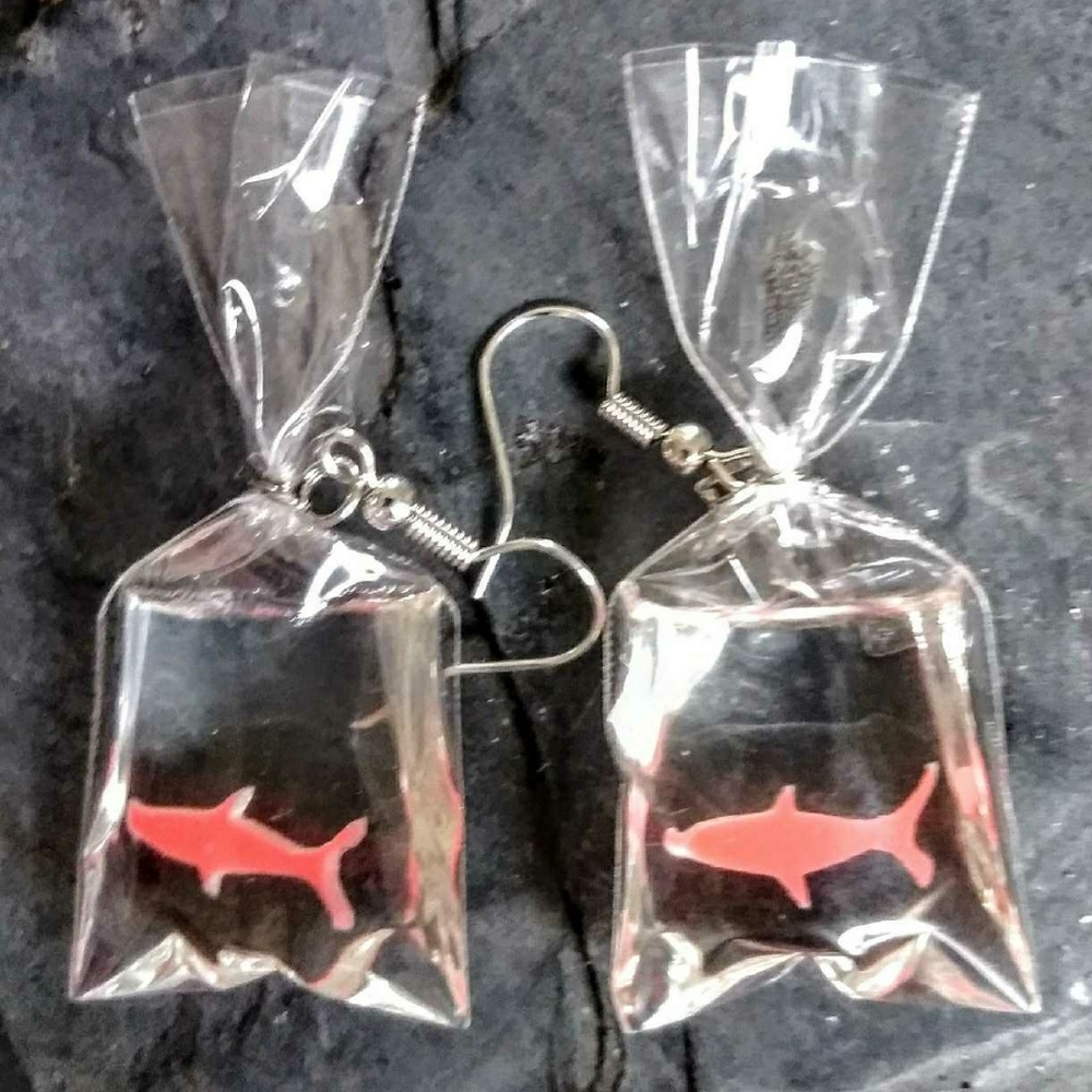 Goldfish Resin Earrings